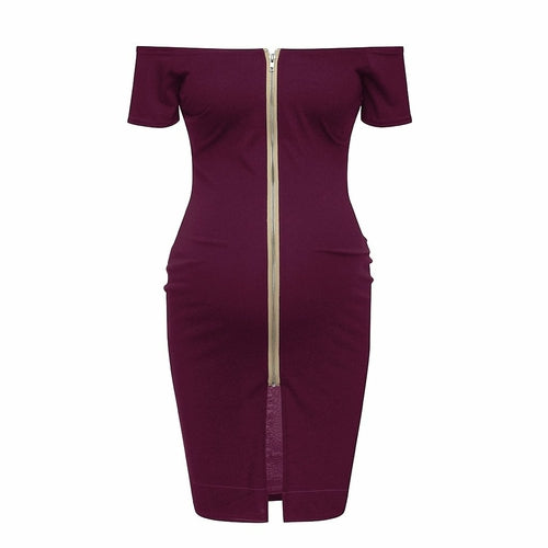 Maternity Clothing Dresses Skirt Pure Color Short Sleeves One Shoulder